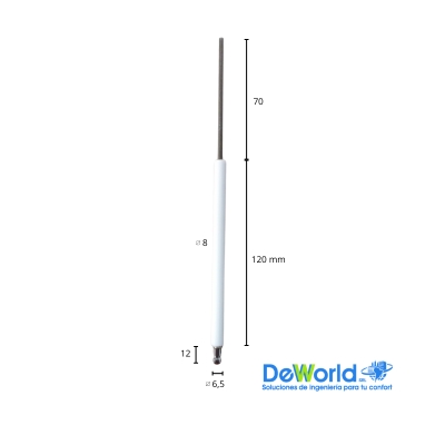 Electrodo para sensor de ionización M6.5