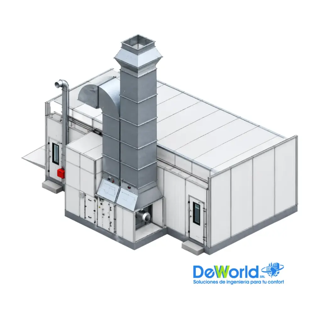 Cabina de Pintura para Automóviles Automatizado CP-DW6500