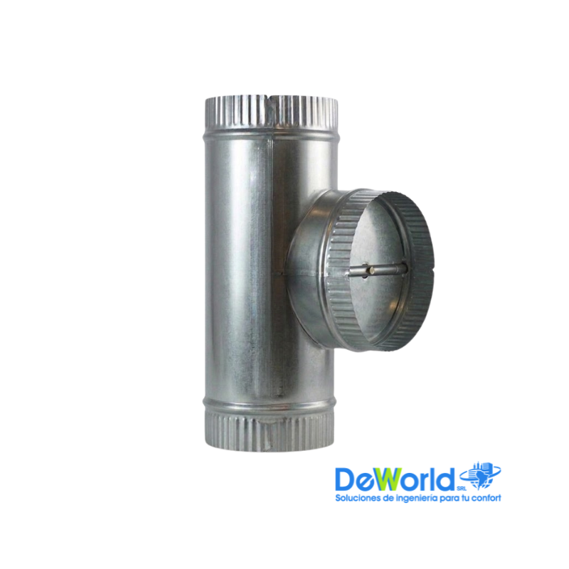 Tee para calefón 4" (100mm)