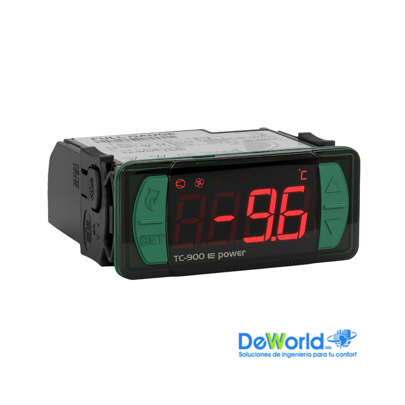 Controlador de temperatura CSC 0-900 C "K" TC 72N