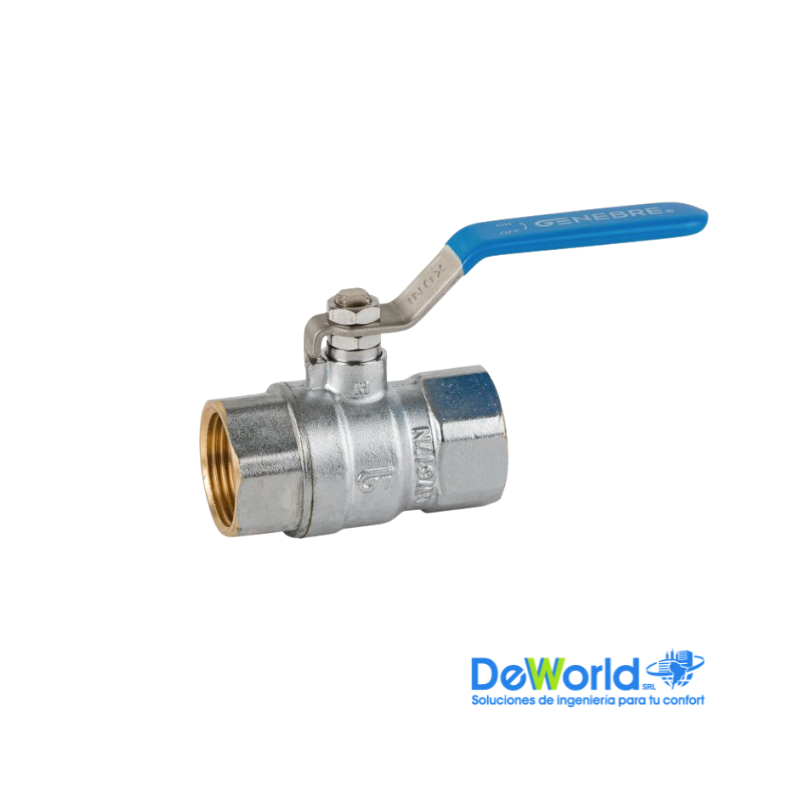 Válvula Esfera serie pesada PN40, H-H 1/2", Genebre