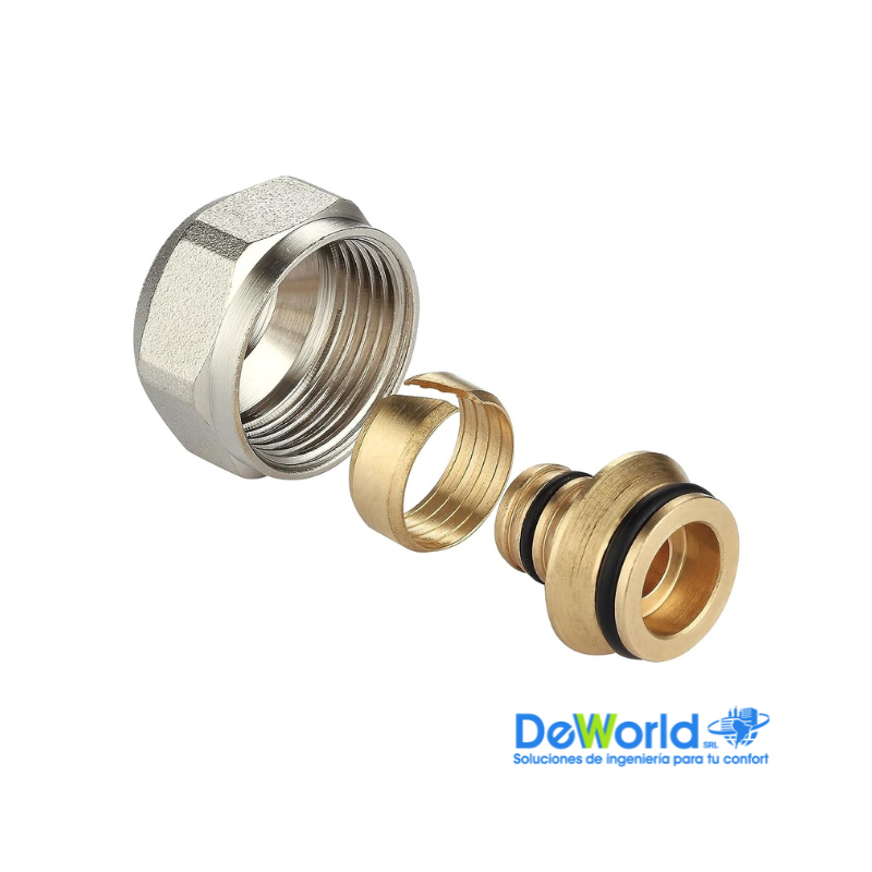 Eurocono a compresión para tubería 1620 (20mm)