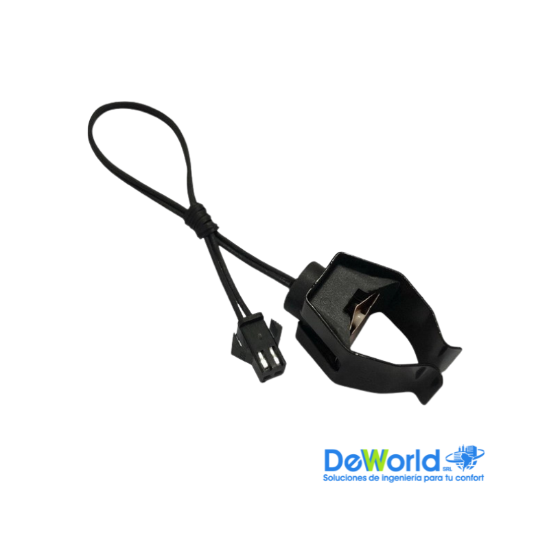 Sensor de Temperatura NTC Con Sujeción de Dos Cables con Conector SM de Dos Pines
