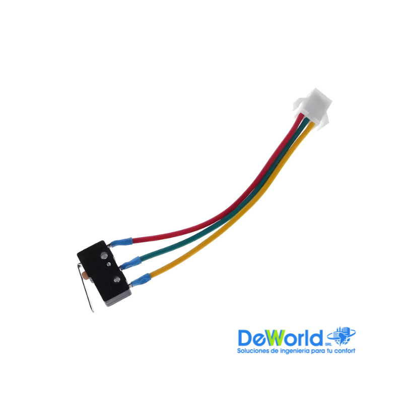 Microinterruptor de Tres Cables, Un Conector JST XH de Tres Pines para Calentador de Agua a Gas