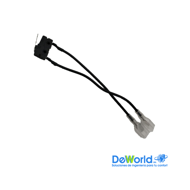 Microinterruptor de Dos Cables con Terminales Macho Plano para Calentador de Agua a Gas