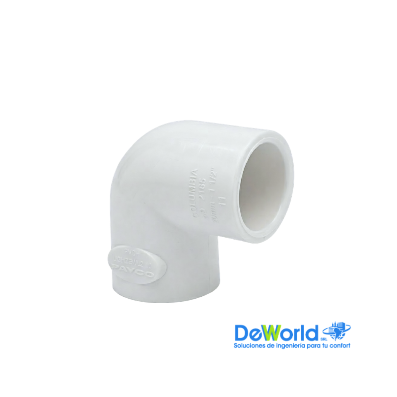 Codo de 90° PAVCO de Embone H-H de 1 1/2"