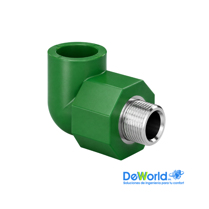 Codo de 90° FRM-M de 20mm x 1/2"