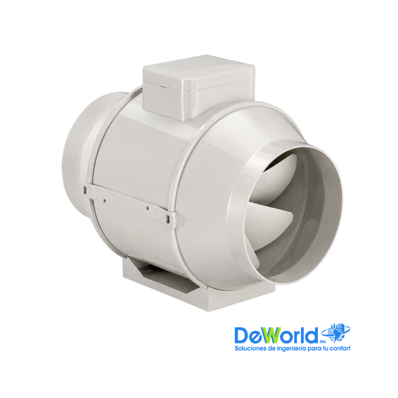Extractor SICFLUX MAXX 150,  552m3/h, Presión: 32mmca, 230VAC 50Hz, Ind. Brasil