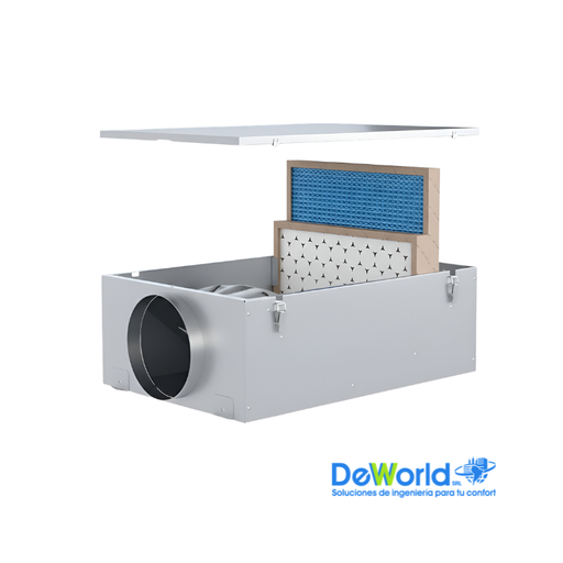 [FH315] Extractor SICFLUX, FH 315 para Filtros F7, F8, F9, 2048m3/h, Presión: 55mmca, 230VAC 50Hz, Ind. Brasil