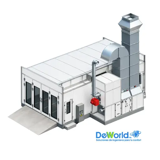 [CP-DW7000] Cabina de Pintura para Automóviles Automatizado CP-DW7000