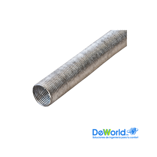 Tubo de Fibra de Vidrio con aluminio 1" X 1.2"