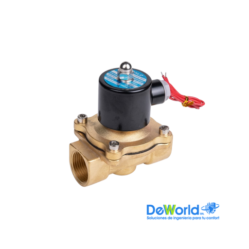 Electroválvula para Gas / Agua 1/4"