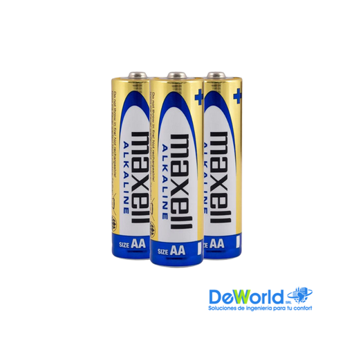 Baterías Alkalinas AA, Maxell