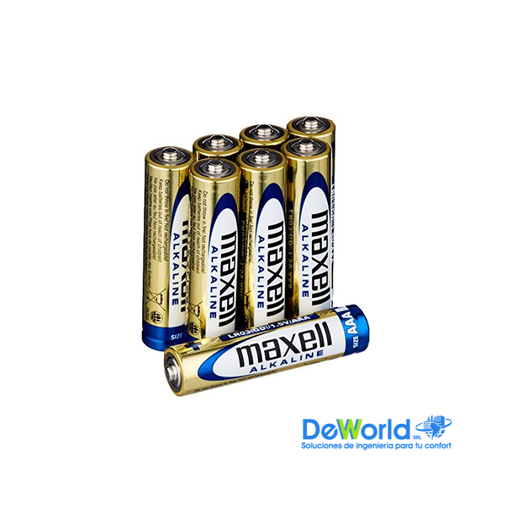 Baterías Alkalinas AAA, Maxell