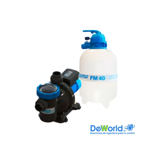 BOMBA CON FILTRO PARA PISCINA BMC-50 0.5HP + FILTRO.