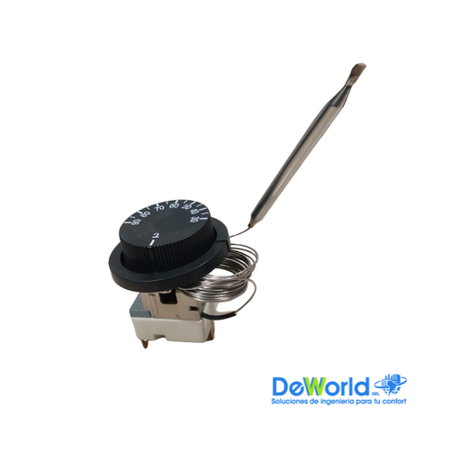 [WYB90-8] Termostato Capilar  30°C - 90°C, con termocupla, Ind. Cn