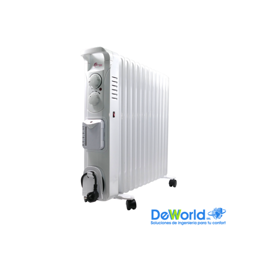 Estufa radiador al aceite BRIARA de 7 paneles, Ind. BR 