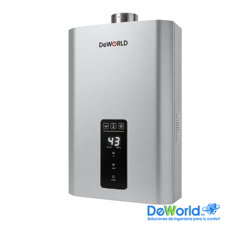 [JSQ-8L02] Calefón DEWORLD Tiro Forzado 8 L/min M8-L02