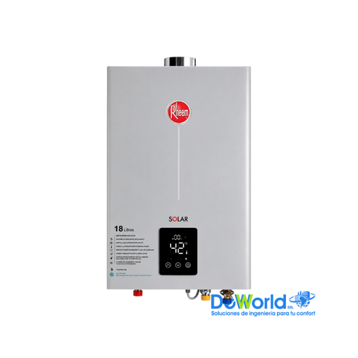 [600074612] Calefón RHEEM, 18L GLP TF, Pot=34,00kW/h, 220VAC/50Hz