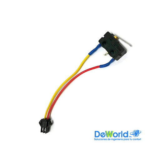 [85S04] Microinterruptor de Dos Cables, Un Conector SM de Dos Pines Macho para Calentador de Agua a Gas