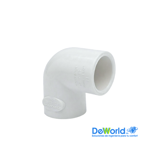 Codo de 90° PAVCO de Embone H-H de 1 1/2"